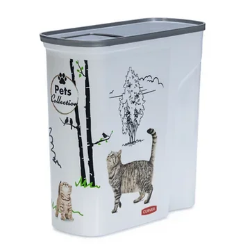 Curver Voedselcontainer Kat Pets Collection Wit 28 x 12 x 28 cm