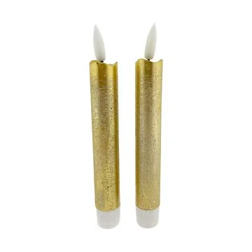 Home Society LED dinerkaars Goud 16.5 cm 2 stuks