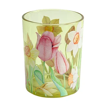 De Bosrand Theelichthouder Spring Glas 9 x 10 cm