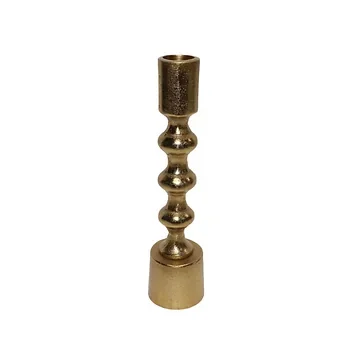 Kandelaar bubbles small goud 5 x 5 x 20 cm