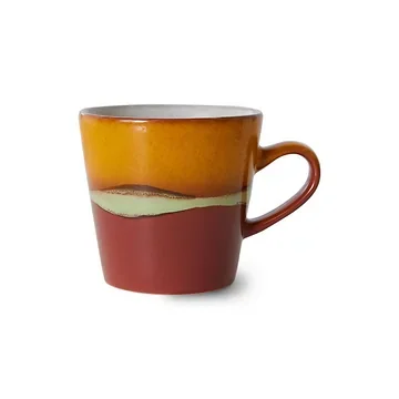 HKliving 70S Ceramics Americano Mug, Clay