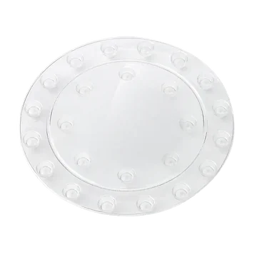 Elho Floorprotector Rond Transparant 13 x 1 cm