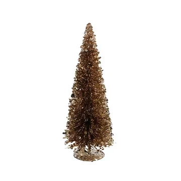 Kerstboom sparkle champagne pailletten 15 x 40