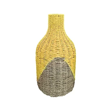 Mand fles geel 45 cm