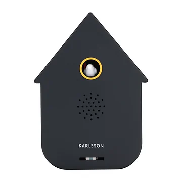 Karlsson Soundbox Modern Koekoeksklok Zwart 12 x 7.5 x 11.5 cm