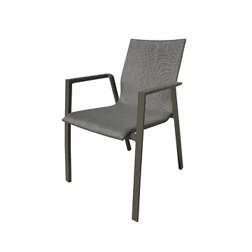 Royal Seasons Stapelstoel Sevilla Taupe 55 x 60 x 83 cm