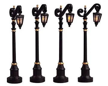 Lemax Colonial street lamp