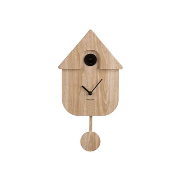 Karlsson Wandklok Modern Koekoeksklok Naturel 8.5 x 21.5 x 41 cm