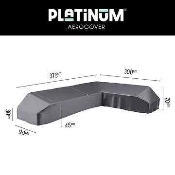 AeroCover Loungeset platformhoes rechts 7888 375 x 300 x 90 x 30/45/70 cm