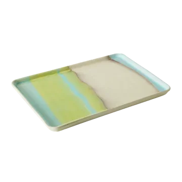 HKliving Serveerschaal Large 70's Ceramics Glint 33 x 22.5 x 2 cm