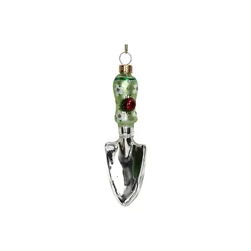 Kersthanger Schop Glas Multi 11 cm