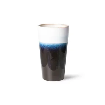 HKliving 70S Ceramics Latte Mug, Arctic