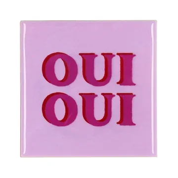 Tegel Oui Oui Paars 10 x 10 cm