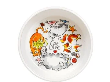 Blond Amsterdam Voerbak Kat Love 15.5 cm