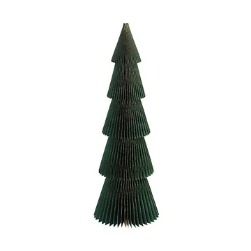 Papieren Kerstboom H 60 cm Donker Groen