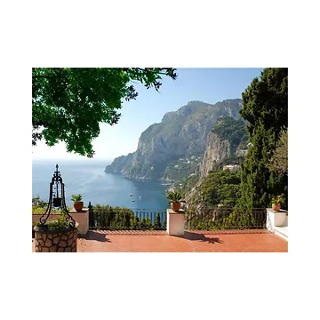 Tuinposter XL Mediterraans Terras 163 x 117 cm
