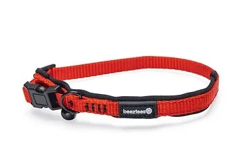 Beeztees kattenhalsband Parinca rood 25-30 x 1 cm