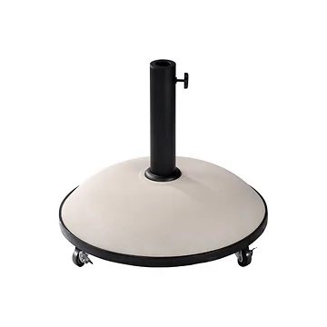Royal Seasons Tirana Parasolvoet 50Kg Cream Op Wielen Rond Beige 58 x 45 cm