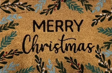 Hamat Deurmat Merry Christmas Kokosmat 40 x 60