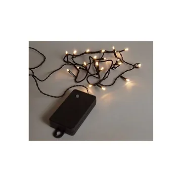 Batterijverlichting LED Classic Wit 3.75m 50 lichtjes 50 cm aanloopsnoer en timer