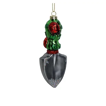 Kersthanger Tuinschop Glas Multi 12.7 cm