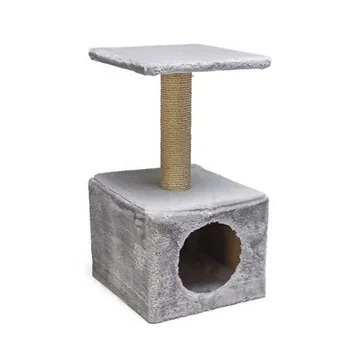 Beeztees krabpaal Christa grijs 30 x 30 x 57 cm