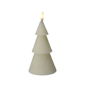 LED-kaars Boom Ivoor 15 cm