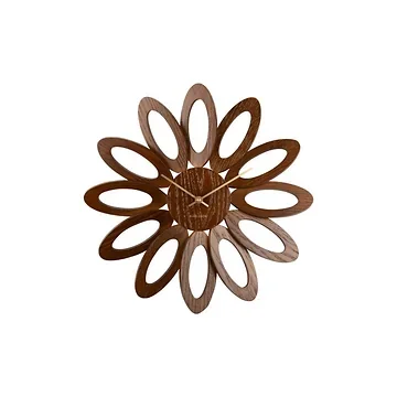 Karlsson Wandklok Fiore Houtfineer Bruin