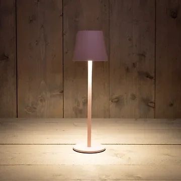 Draadloze Tafellamp Mat Roze 11 x 36.5 LED Warm Wit Dimbaar