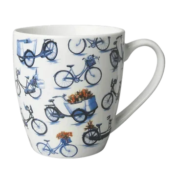 Heinen Delfts Blauw Mok Fietsen Klein