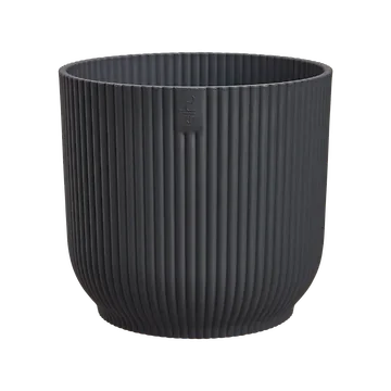 Elho Bloempot Vibes Fold Rond Antraciet 14 x 13 cm