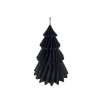 Home Society Kerstboomkaars Windy S Zwart 11 cm