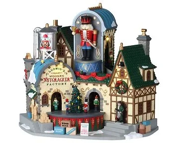 Lemax Lidwig’s wooden nutcracker factory