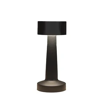 Draadloze Tafellamp Mat Zwart Dimbaar LED 21 x 9