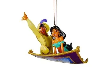 Kurt Adler kersthanger Aladdin&Jasmine 3D