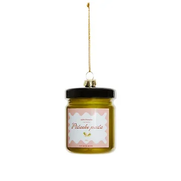 Pistache pasta kerstornament Yup in de boom