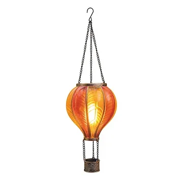 Anna's Collection Hanglamp Solar Luchtballon Geel Oranje 14 x 45 cm