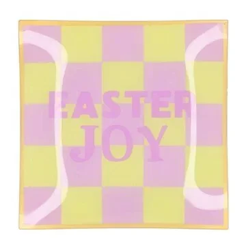 Daan Kromhout Design Bord Vierkant Easter Joy 18 x 18 x 2 cm