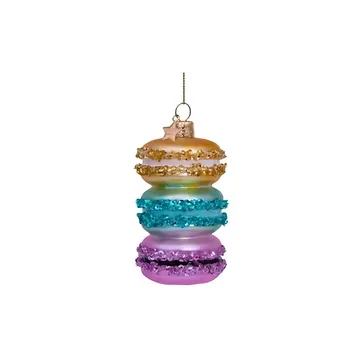 Vondels Kersthanger macaron toren 9.5 cm