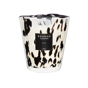 Baobab Geurkaars Pearls Black Max 16
