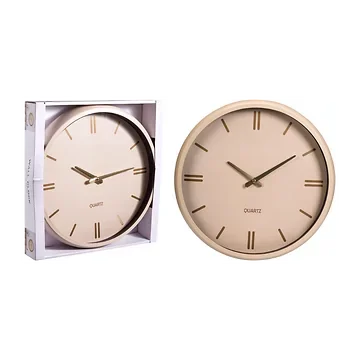 Home & Styling Wandklok Beige 38 cm