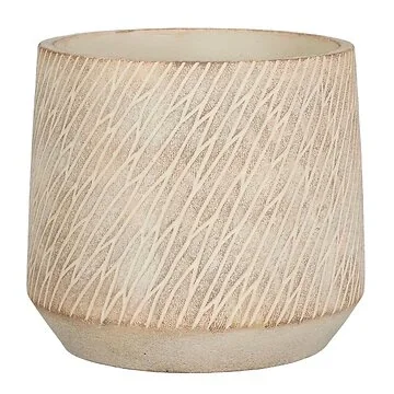 Mica Decorations Pot Camino Rond Taupe 16.5 x 18.5 cm