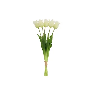 Silk Tulip White 46 cm