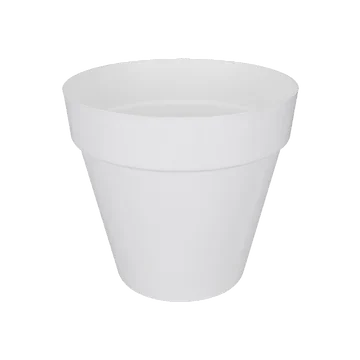 Elho Loft Urban Rond Wielen 50cm Wit