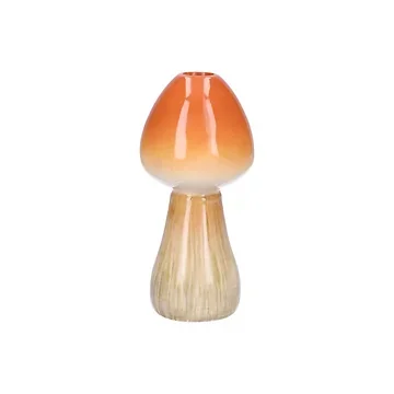 Paddenstoel Morel oranje 16 cm