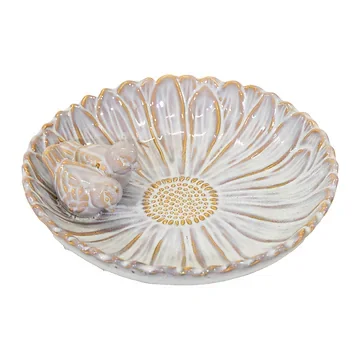 Village Vogelbad Flower Pearl 28 x 6 cm