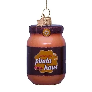 Vondels Kersthanger pindakaas 8 cm