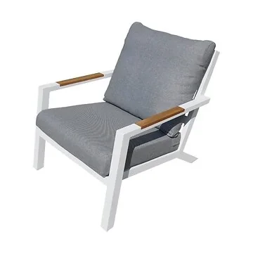Royal Seasons Loungestoel Rio Wit 75 x 90 x 79 cm