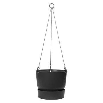 Elho Greenville Hanging Basket 24cm Living Black