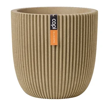 Capi Europe Bloempot Groove Beige 54 x 52 cm